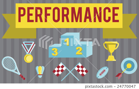 Performance Competition Goals Strategy Concept Performance Competition Goals Strategy Concept 24770047