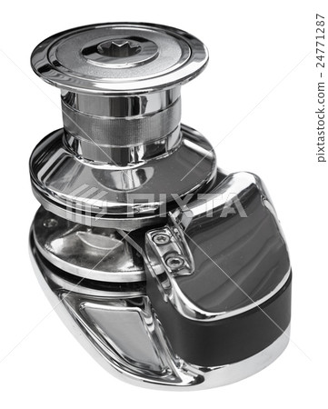 New boat windlass for anchoring close up 24771287