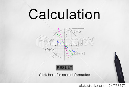 Equation Formula Geometry Calculation Concept 24772571