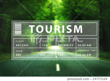 Holiday Travel Tourism Relaxation Graphic Concept 24773104