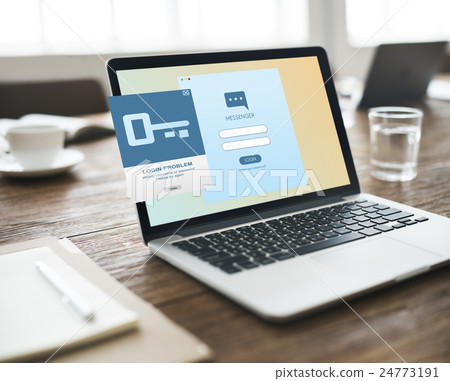 Security Register Account Apply Concept 24773191