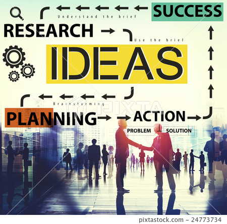 Ideas Success Planning Action Management Concept 24773734