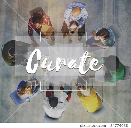 Imagine Create Curate Conceptualize Ideas Concept 24774088
