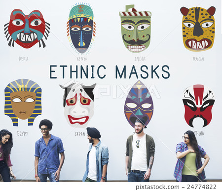 Cultural Traditional Masks Global Concept 24774822