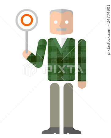 Senior man: answer correct answer 24774901