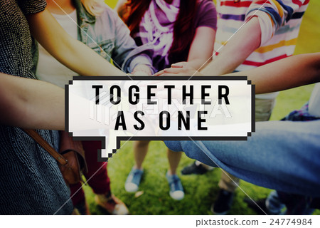 Together Togetherness Team Teamwork Connection Concept 24774984