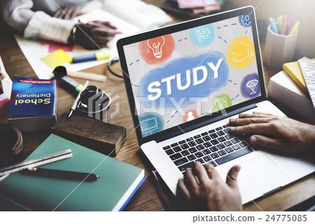 Learn And Lead Research Knowledge Graphic Concept 24775085