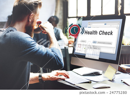 Healthy Health Check Lifestyle Nutrition Physical Concept Healthy Health Check Lifestyle Nutrition Physical Concept 24775280