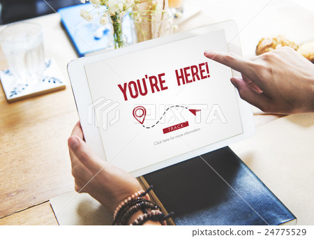 Navigation GPS City Locator Explore Concept 24775529