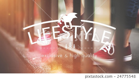 Lifestyle Simplicity Habits Life Concept Lifestyle Simplicity Habits Life Concept 24775548