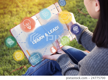 Learn And Lead Research Knowledge Graphic Concept Learn And Lead Research Knowledge Graphic Concept 24775700