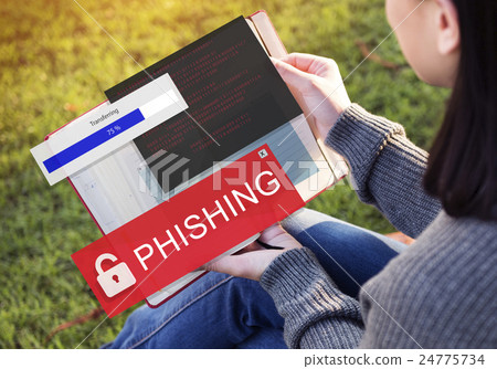 Fraud Hacking Spam Scam Phising Concept 24775734