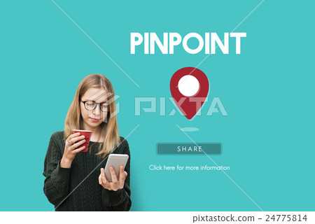 Route Map Navigation Track Places Concept Route Map Navigation Track Places Concept 24775814