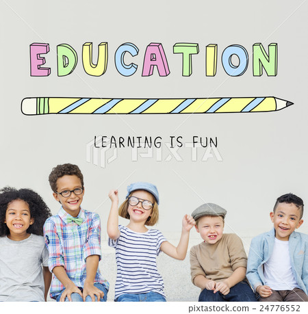 Education Learning Is Fun Children Graphic Concept Education Learning Is Fun Children Graphic Concept 24776552