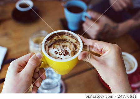 Camping Friendship Friends Map Coffee Concept Camping Friendship Friends Map Coffee Concept 24776611