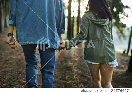 Couple Lover Togetherness Friendship Happiness Concept 24776627
