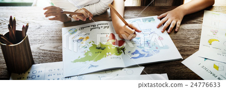 Drawing Friendship Ideas Imagination Creative Concept 24776633