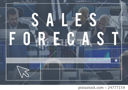 Sales Forecast Forecasting Future Investment Concept Sales Forecast Forecasting Future Investment Concept 24777159