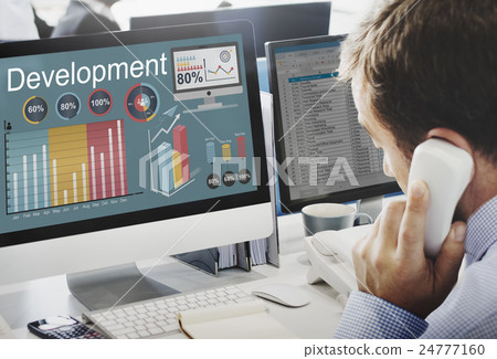 Development Financial Improvement Management Concept Development Financial Improvement Management Concept 24777160