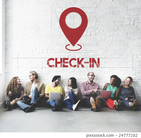 Navigation Location Mapping Destination Technology Graphic Concept Navigation Location Mapping Destination Technology Graphic Concept 24777282