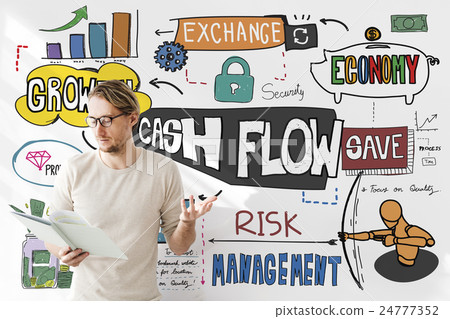 Cash Flow Finance Business Money Profit Budget Concept 24777352