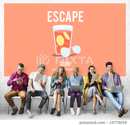 Escape Freedom Exit Crisis Concept Escape Freedom Exit Crisis Concept 24778050