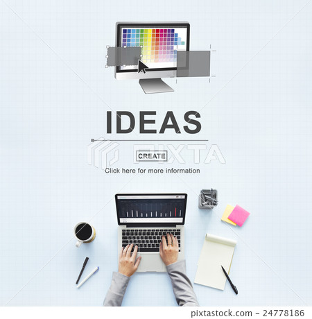 Digital Marketing Media Web Design Ideas Concept 24778186