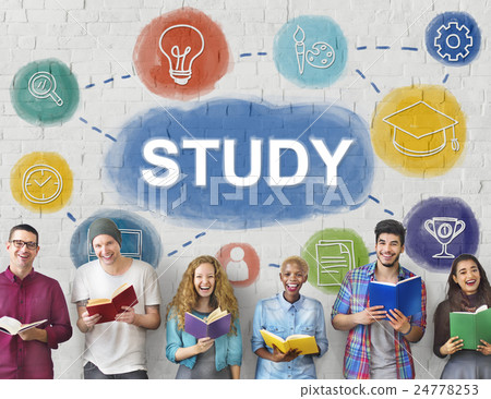 Learn And Lead Research Knowledge Graphic Concept 24778253