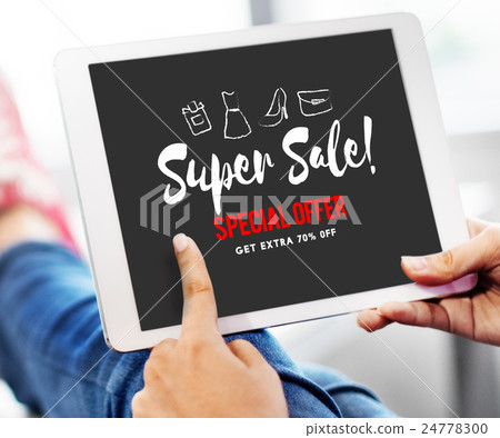 Sales Promotion Discount Shopaholics Shopping Concept 24778300