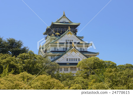 Osaka castle tower 24778615
