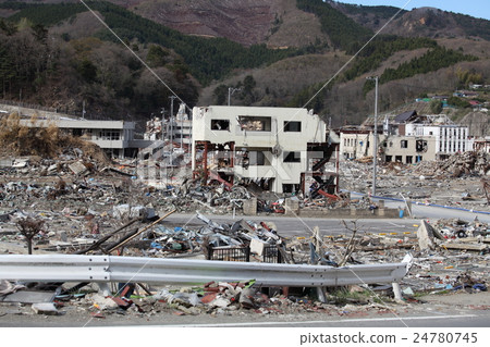 East Japan great earthquake disaster, tsunami damage East Japan great earthquake disaster, tsunami damage 24780745