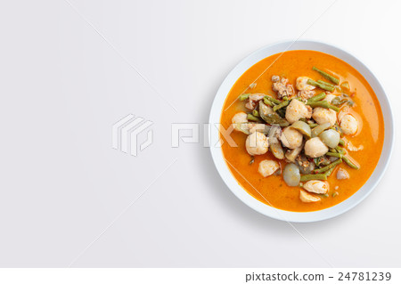 Hot curry with meat ball Hot curry with meat ball 24781239