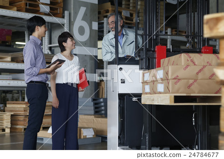 物流倉庫形象 物流倉庫形象 24784677