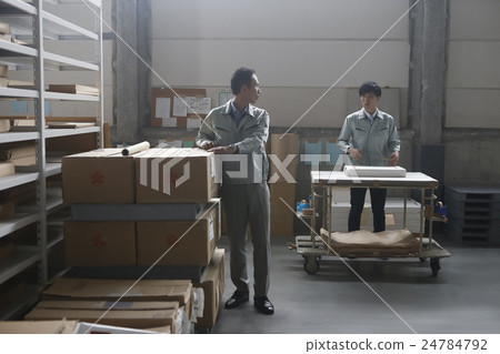 物流倉庫形象 物流倉庫形象 24784792