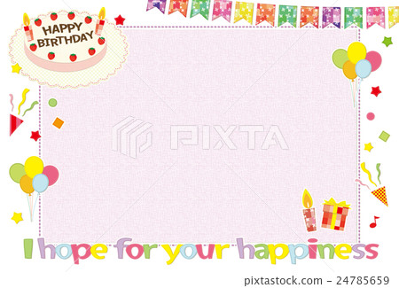 慶生 生日 賀卡 24785659