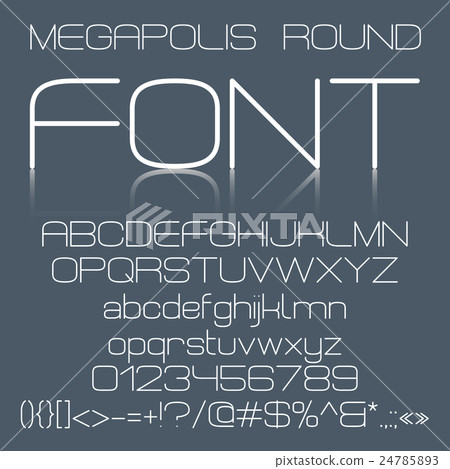 Trendy modern elegant font alphabet 24785893