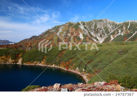 Tateyama山和Mikuri池塘的秋葉 24787367