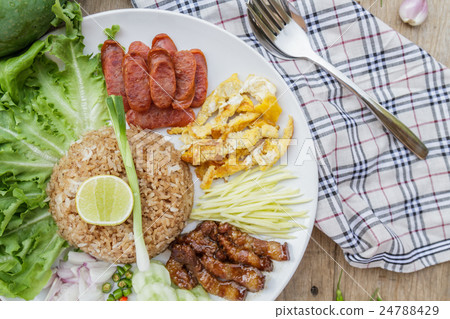 Rice Mixed with Shrimp paste Rice Mixed with Shrimp paste 24788429