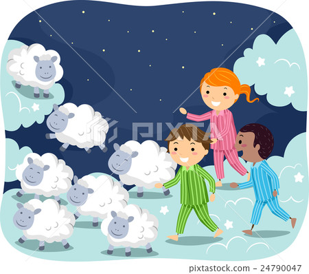 Stickman Kids Pajama Sheep 24790047