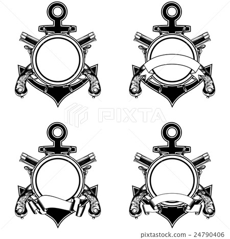 anchor the wheel and crossed the old pistols anchor the wheel and crossed the old pistols 24790406