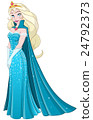 Snow Princess In Blue Dress Side 24792373