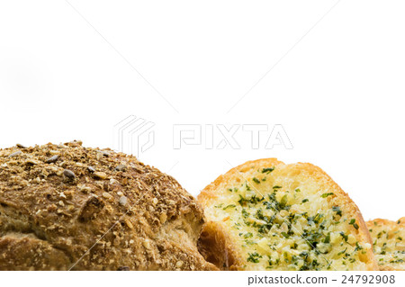 fresh homemade bread and garlic bread fresh homemade bread and garlic bread 24792908