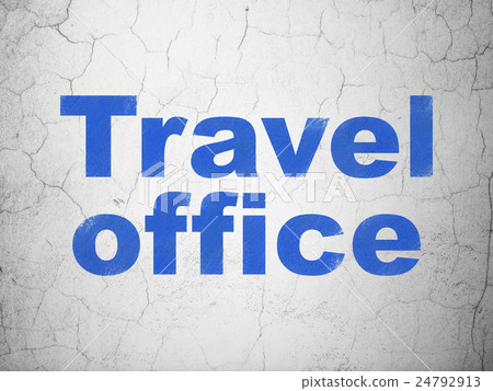 Vacation concept: Travel Office on wall background Vacation concept: Travel Office on wall background 24792913
