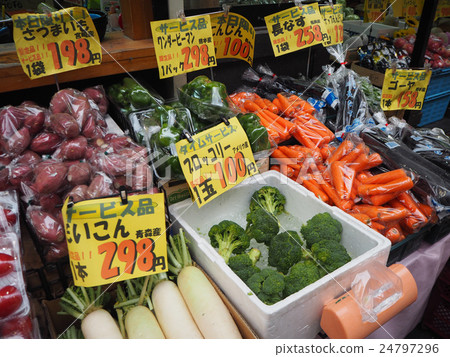 Fruit and Vegetables Sale in Kawabata street 24797296
