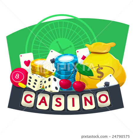 Casino concept design, vector illustartion 24798575