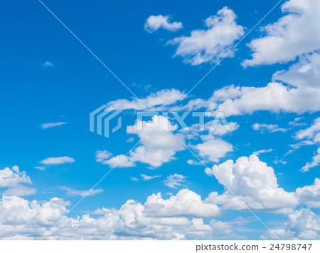  Blue sky and clouds 24798747