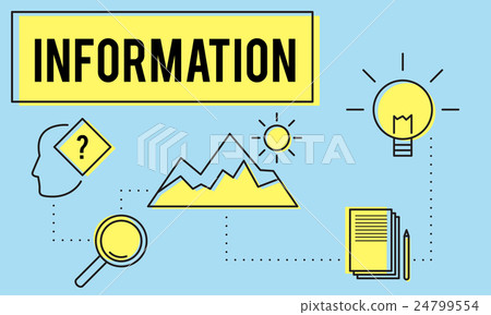 Information Knowledge Resource Data Facts Concept - Stock Illustration ...