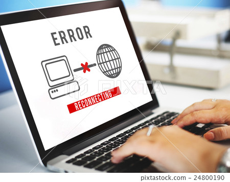 Error 404 Alert Crash Wrong Failure Problem Concept 24800190