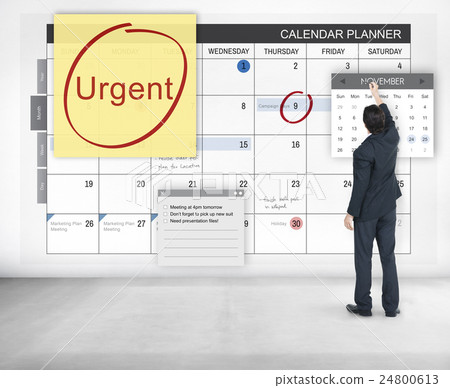 Urgent Prioritize Focus Urgency Importance Concept 24800613