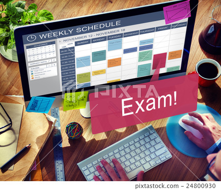 Exam Schedule Education Planning Remember Concept 24800930